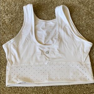 Lululemon Sports bra crop top size M